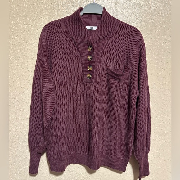 Lunya Pocket‎ Henley Sweater Cottonsilk Size 
XS/Small Cozy Loungewear Comfy - Picture 3 of 8